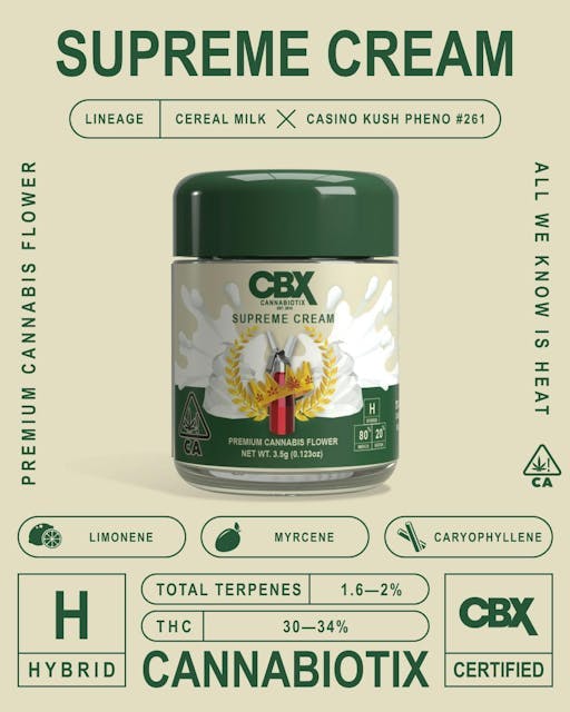 Supreme Cream - 3.5g Cannabiotix