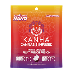 Picture of theKANHA | NANO | Fruit Punch Fusion | Hybrid | 100mg THC | 10 pack