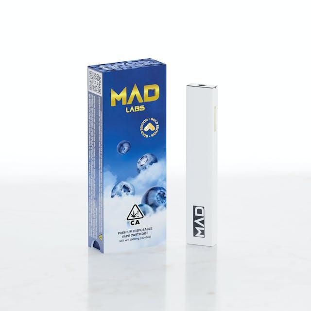 image of Mad Labs    Beyond Blueberry   Disposable Gold Edition 1G : Vape Pens