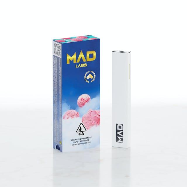 image of Mad Labs    Pink Sherbet   Disposable Gold Edition 1G : Vape Pens