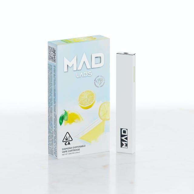 image of Mad Labs    Lemon Drop   Disposable Diamond Edition 1G : Vape Pens