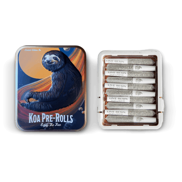 image of KOA Dompen Cake Bomb x Kush Pop Live Resin Infused Pre Rolls 3.5g (10pk) : PreRol Infused