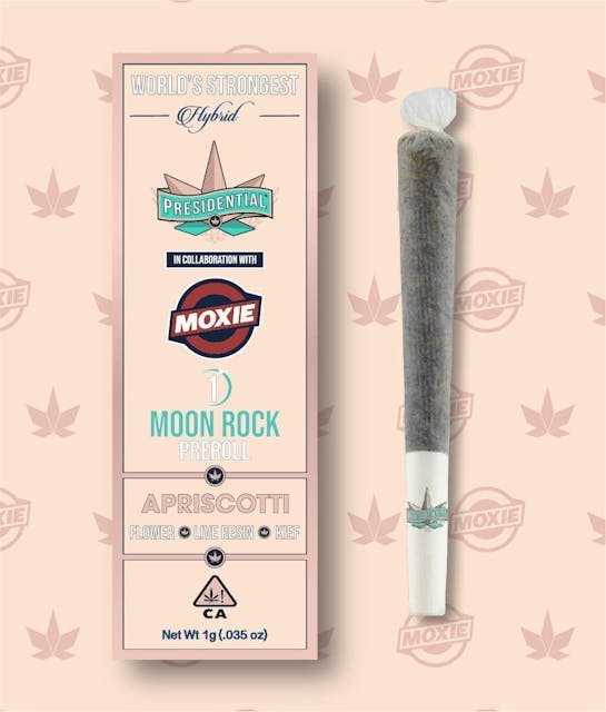 image of Presidential Apriscotti Preroll 1g   Infused Moon Rock : PreRol Infused