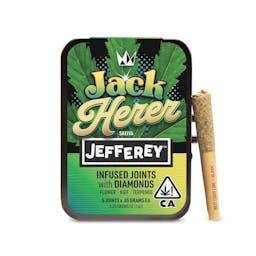 Picture of theWest Coast CureJack Herer   Jefferey Infused Joint .65g 5 Pack