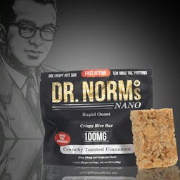 Picture of theDr. Norm'sFast Acting Crunchy Toasted Cinnamon Crispy Rice Bar   Gluten Free 100mg