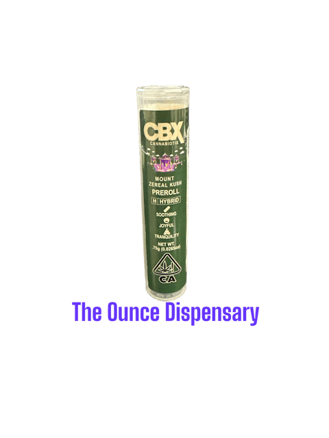 image of Cannabiotix Mount Zereal Kush Pre Roll : Pre-Roll Flower