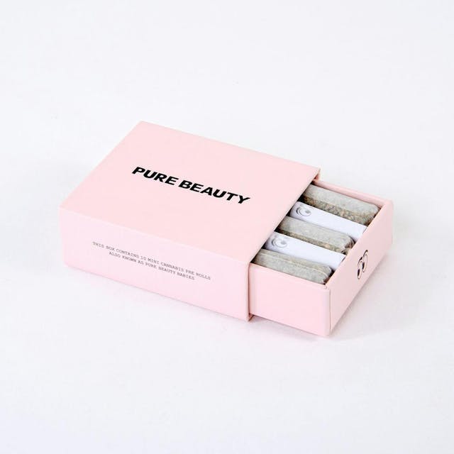 image of Pure Beauty Indica | Babies 10pk (3.5g) Pre Rolls : Pre-Roll Flower