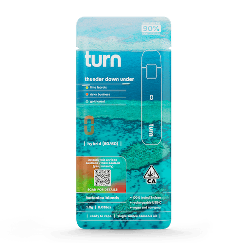 image of turn Thunder Down Under Disposable    (1g) TURN : Vape Pens