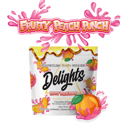 Picture of theDelightsFruity Peach Punch  Rosin Infused Gummies