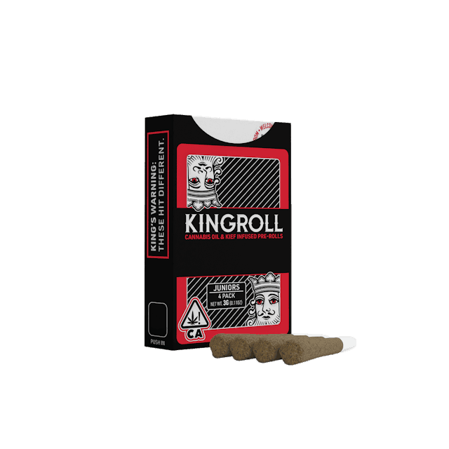 image of KINGROLL Kingroll Juniors 3g 4 Pack Rare Dankness x Sky OG : Pre-Roll Flower