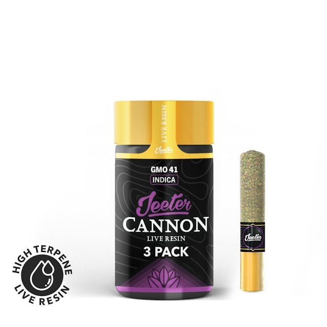 GMO 41 Cannon Live Resin - 3 Pack