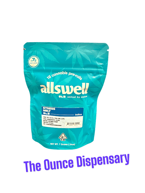 image of Allswell Stress Melt 10 Pack Pre Rolls : Pre-Roll Flower