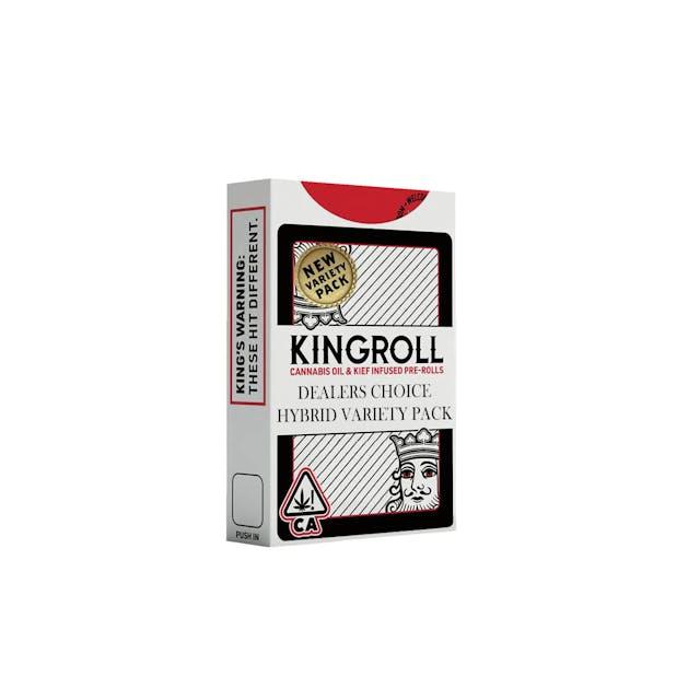 image of KINGROLL Dealers Choice Hybrid Mixed Pack #1 3g 4 Pack : PreRol Infused