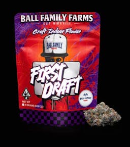 Picture of theBall Family FarmsFirst Draft   7g Mylar Bag