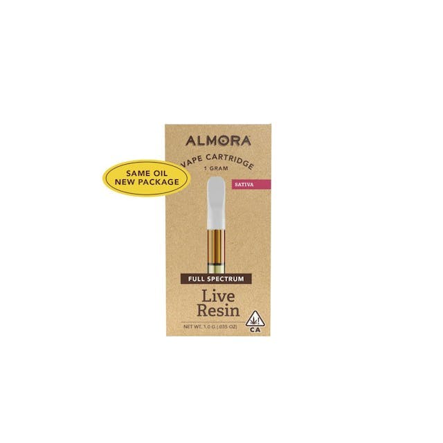 image of Almora Farm 100% Live Resin Stardawg Guava Cartridge 1g : Vape Pens