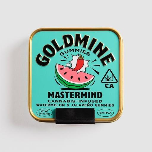 image of Goldmine Gummies  Mastermind Watermelon & Jalapeño Tin : Edibles