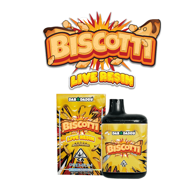 Biscotti Live Resin Dab Daddy® Vape 1g