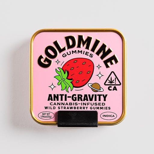 image of Goldmine Gummies  Anti Gravity Wild Strawberry Tin : Edibles