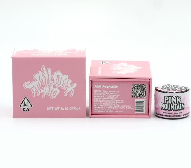 image of Trilogy 710 Pink Mountain Premium Live Rosin 1g : Concentrates