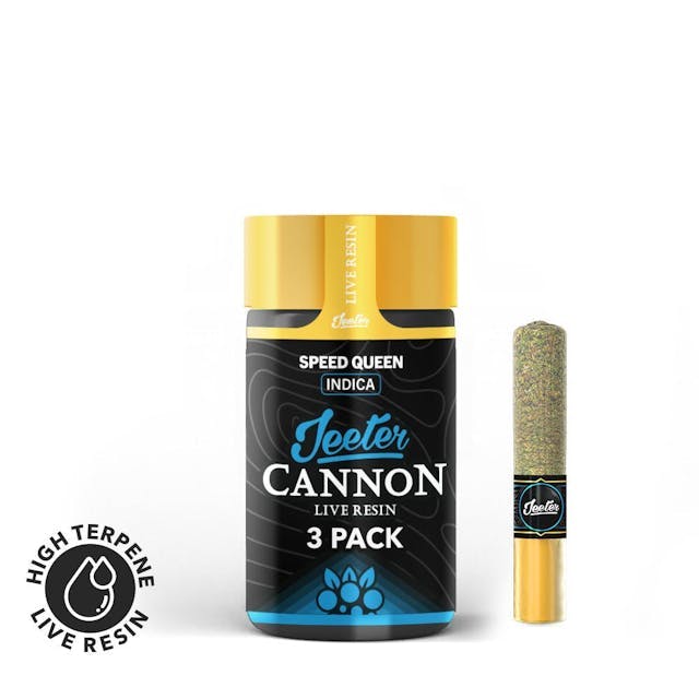 Speed Queen 3 Pack - Jeeter Cannon Live Resin