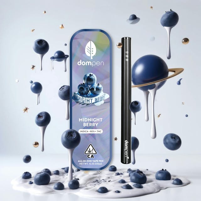 image of KOA Dompen Midnight Berry  1G Disposable : Vape Pens