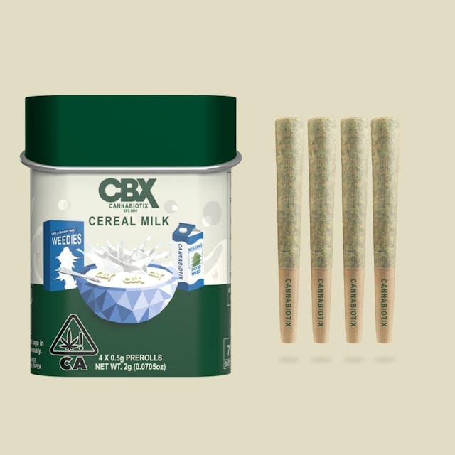 image of Cannabiotix Cereal Milk Pre Roll Pack 2g : Pre-Roll Flower