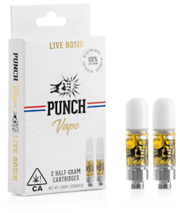 Picture of thePunch Edibles & ExtractsStrawberry Banana 510 Thread Live Rosin Cart (1g)