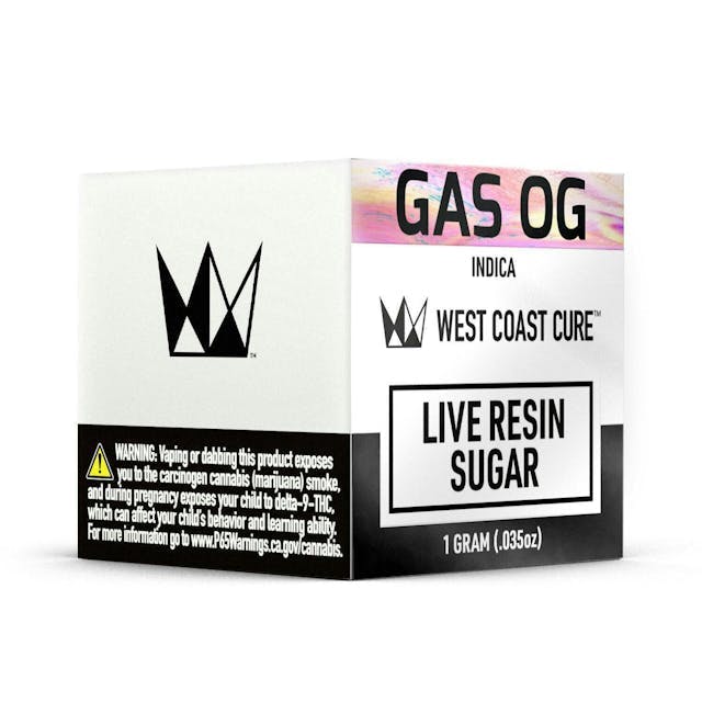 image of West Coast Cure Gas OG Live Resin Sugar : Concentrates