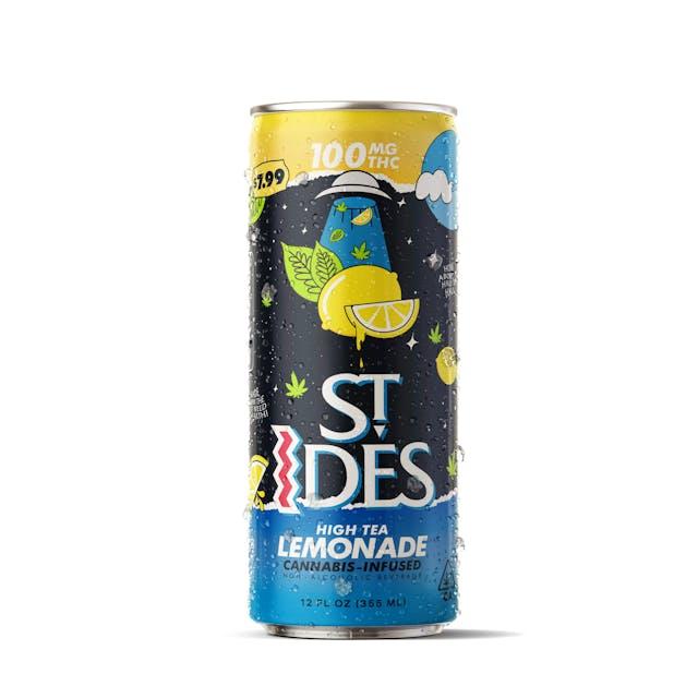 image of ST IDES LEMONADE TEA | 12OZ HIGH TEA 100MG : Drinks