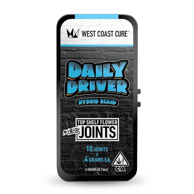 image of West Coast Cure Daily Driver   Top Shelf Joints .4g 10pk : Pre-Roll Flower