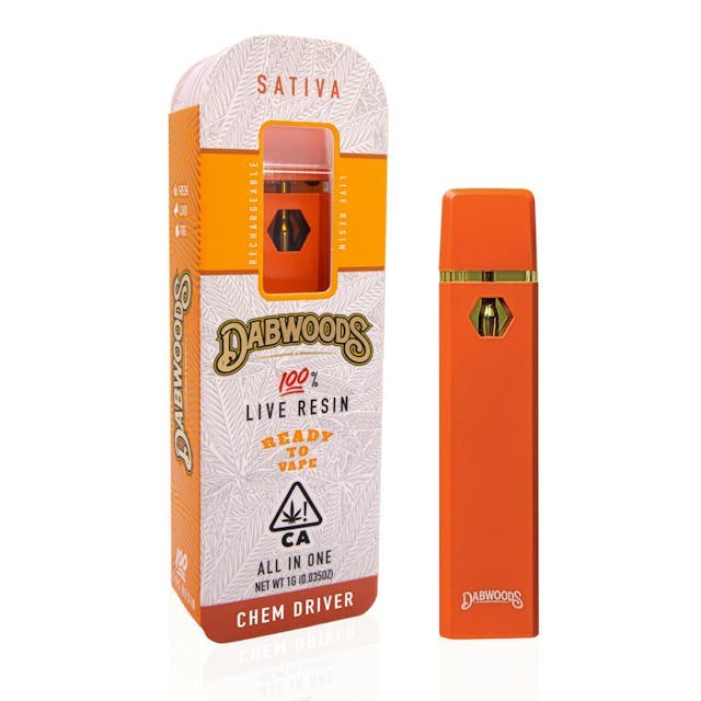 image of Dabwoods CHEM DRIVER DABWOODS 1 GRAM LIVE RESIN ALL IN ONE DEVICE : Vape Pens