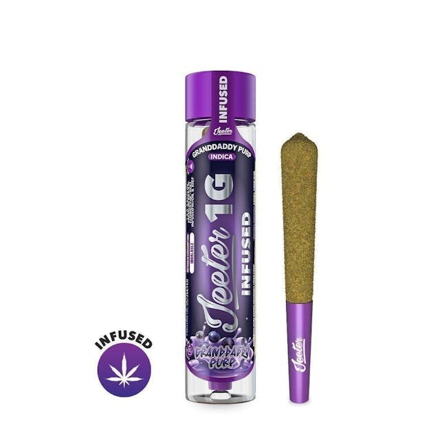 image of Jeeter Granddaddy Purp 1g  Joint : Pre-Roll Flower