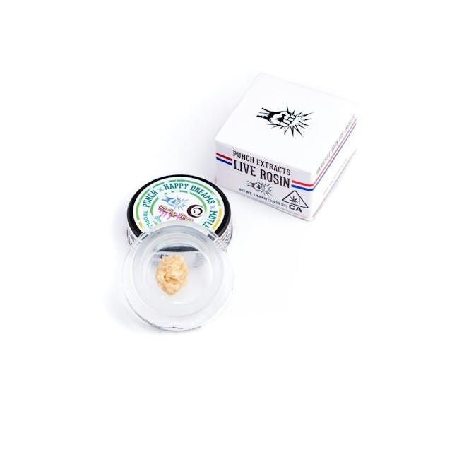 image of Punch Edibles & Extracts Tropical OGZ Tier 4 Live Rosin Cold Cure Badder (1g) : Concentrates