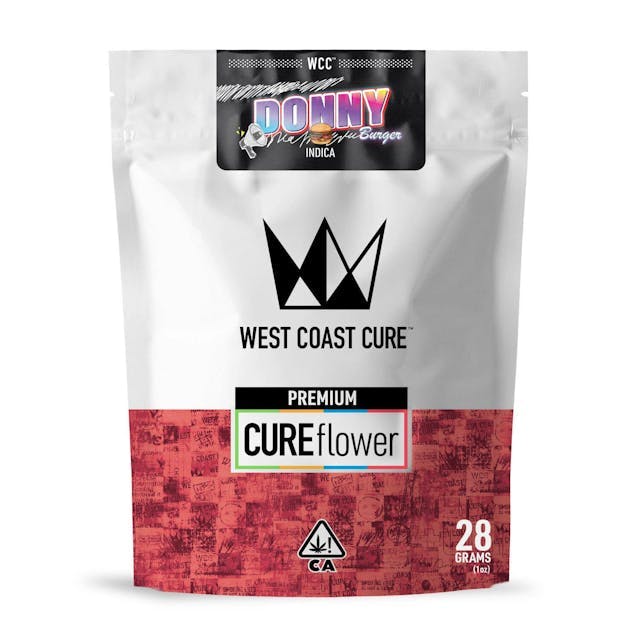 image of West Coast Cure Donny Burger   28G Premium Flower : Flowers