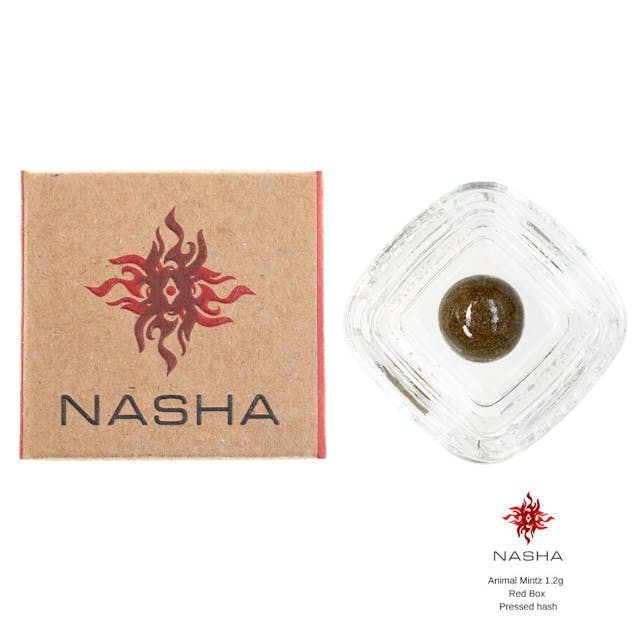 image of NASHA Blackwater OG 1.2g Red Pressed Hash : Concentrates