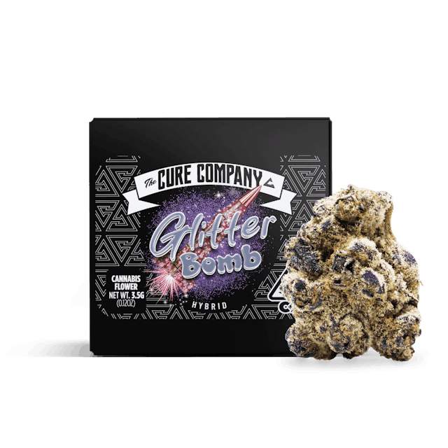 image of The Cure Company Glitter Bomb | 3.5g Flower : Flowers